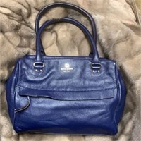Kate Spade navy blue leather bag