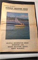 Circa 1973 Houghton Lake Vacation Guide, Houghton