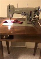Necchi Vintage Sewing Machine, Turns On and