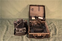 Polaroid Land Camera 360 electronic flash with ori
