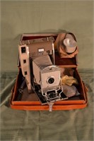 Polaroid Land Camera The 800 with original leather