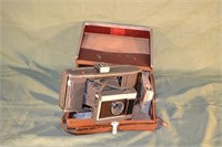 Polaroid Land Camera model J66 with original leath