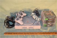 Sony Playstation, 2 contollers, 12 games