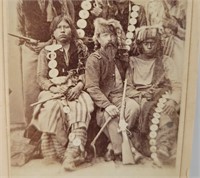 CDV Photo Tonkawa Indian Chiefs Fort Sill