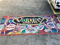 Original Carnival "Variety Show" Canvas Banner
