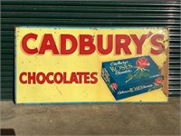 Original Cadbury Roses Chocolate Wooden Sign