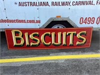 Original Double Sided Arnott's Biscuits Tin Sign