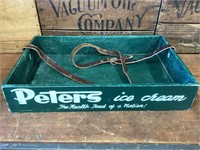 Peters Ice Cream Wooden Tray - Reproduction