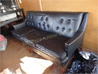 Leather ? Couch 78"L