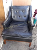 Leather ? Chair matches lot 34