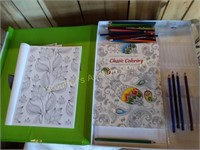 Adult Coloring Kit, Office Supplies, plastic