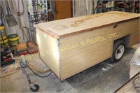 HOME MADE SMALL ENCLOSED TRAILER
