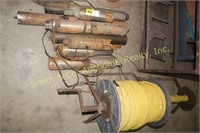 USED WELL PUMPS AND ROPE REELS W/ ROPE