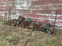 Fire wood and rack