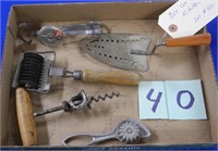 Box Lot of Old Kitchen Items