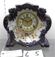 Cobalt Blue Porcelain Case #411 Clock