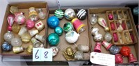3 Boxes Antique Christmas Ornaments