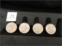 1979 Susan B Anthony Dollar Coins-(4); D Mint