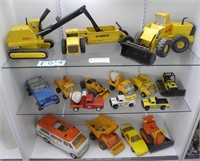 16 Construction Toys - Tonka, Etc
