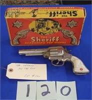 "The Sheriff" Toy Cap Pistol w/Original Box