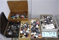 Large Collection of Antique Buttons