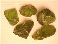 Peridot Raw Stones; 23.2 grams;