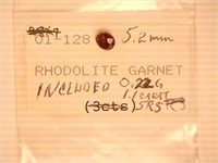 Rhodolite Garnet Gemstone;