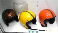 3 Motorcycle Helmets