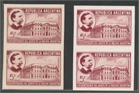 ARGENTINA #478 variety PROOF PAIRS (2) MINT VF NG