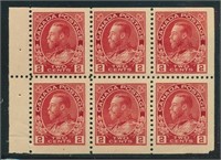 CANADA #106d BOOKLET PANE OF 6 MINT FINE-VF H