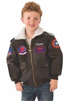 *Rubie's Top Gun Child's Costume Bomber Jacket-XS