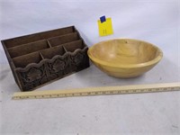Maple wood bowl +