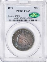 50C 1879 PCGS PR65 CAC