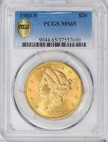 $20 1903-S PCGS MS65