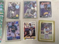 Ken Griffey Jr baseball cards +