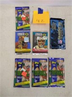 7 pks sealed 1994 football cards