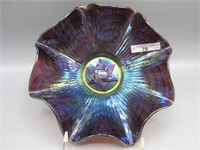 Imperial 8.5" elec . purple Star of David bowl