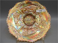 Fenton 7.5" Lions marigold plate