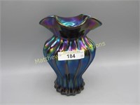 Imp elec purple Colonial Lady vase w/ square top