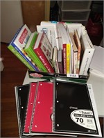Assorted Books & Notebooks