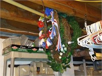 (3) Grapevine Wreaths & (1) Christmas Wreath