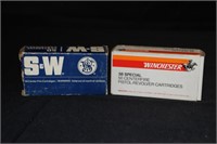 Winchester and S & W Full Boxes of 38 Special 158