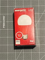 Energetic EQ A19 Red LED Light Bulb