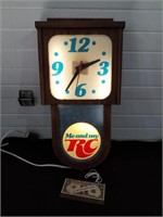 RC Cola Advertising Clock measures approximately