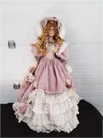 Victorian style Porcelain Doll  Approximately 37