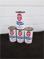 4 Nitro 9 for Marine Engines advertising oil cans