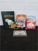 Harry Potter Card games, Unused journal, and