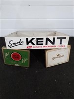 Vintage Cigarette advertising tins  Lucky Strike,