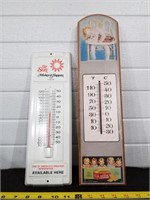 Advertising Thermometers The Sun 14x4.5 inches and