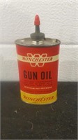 Vintage Winchester lead top Gun oil advertising